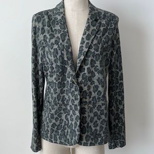 Majestic Paris Cheetah Green Blazer